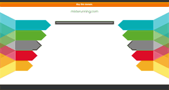 Desktop Screenshot of misterunning.com
