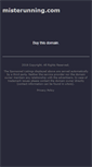 Mobile Screenshot of misterunning.com
